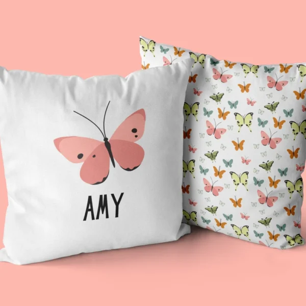 Butterfly throw cushions